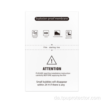 Pet Explosion-Proof Screen Protector til mobiltelefon